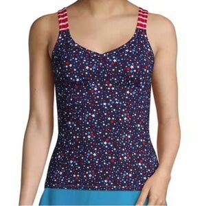 Lands End reversible tankini top-NWT